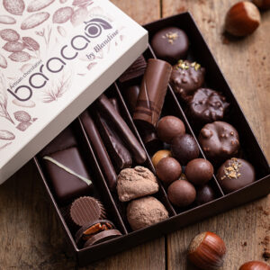 coffret "éclat": coffret de chocolats de 220 grammes