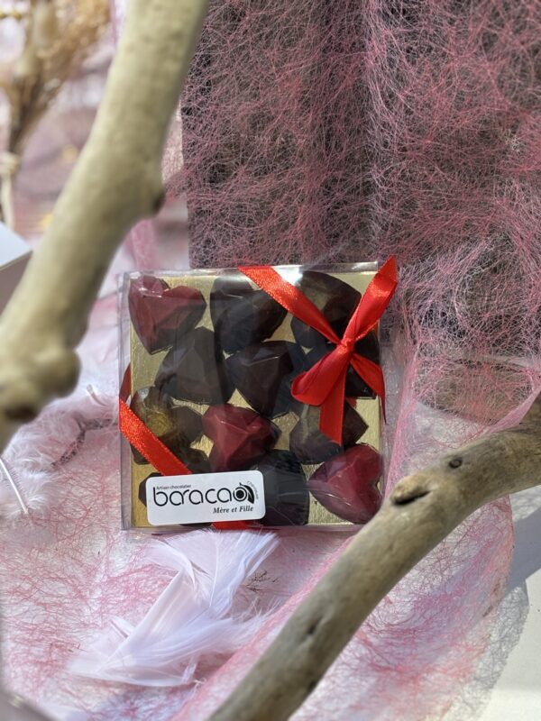 Coffret coeurs chocolat